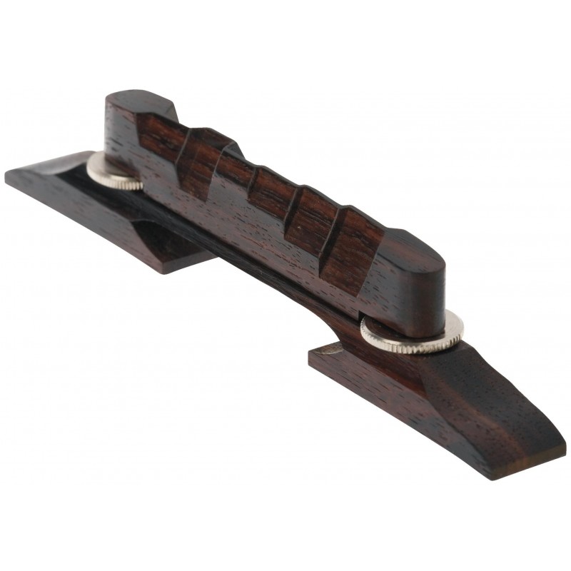 Framus Vintage Parts - Compensated Archtop Bridge, Rosewood, 6-String